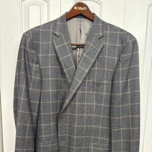 Hart, Schaffner, Marx Sport Coat Made in USA 50 Regular, gray, black, tan